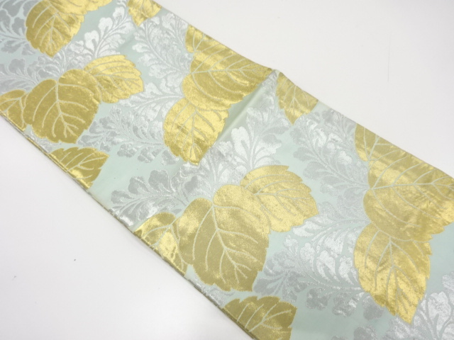 アンティーク　桐模様織出し丸帯（材料）